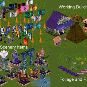 More information about "Dragon Riders Flag & Scenery Pack by Dragon Riders"