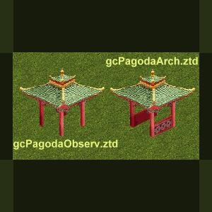 More information about "Pagoda Arch & Observation by Genkicoll"
