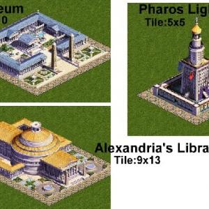 More information about "Pharaoh-Caesareum & Pharos Lighthouse & Alexandria's Library by RDingFT"