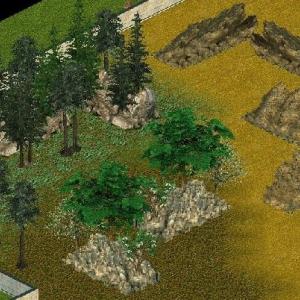More information about "Big Rock Formation Pack & Two Coniferous Trees by RDingFT"