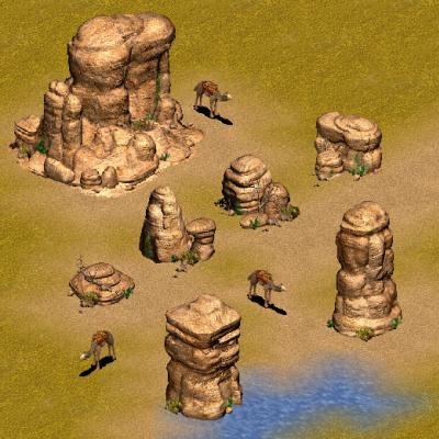 More information about "AOE2 HD Savannah Rock Pack by RDingFT"