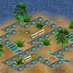 More information about "Tropical Breeze Aqua Starfish Path by Cricket"