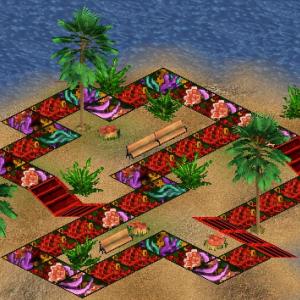 More information about "Tropical Breeze Coral Path by Cricket"