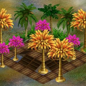 More information about "Tekkiversary 12 Mum Arch and Decorative Mum Palm Tree Pack by SavyKet"