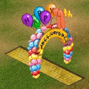 More information about "Tekkiversary 11 Balloon Arch by Devona"