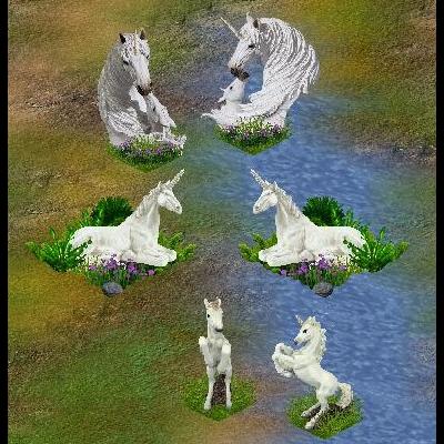 More information about "ZZ Scenery - Unicorn Statues Pack by Z.Z."