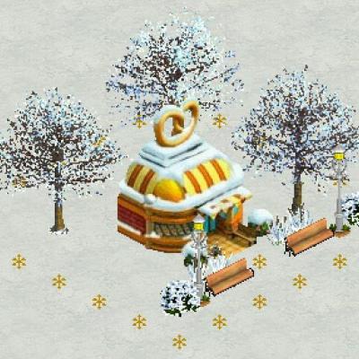 More information about "Snowy Pretzel Stand by SavyKet"