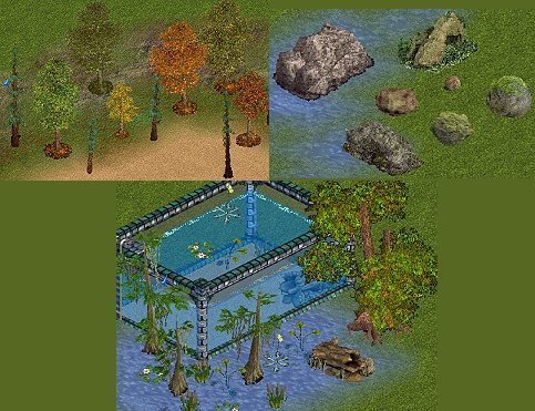 More information about "Atlantia Foliage and Rocks by Genki"