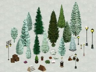 More information about "Foliage and Lamp Pack by Jane"