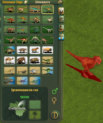 My Zoo Tycoon 2 Dinosaur Size Mod