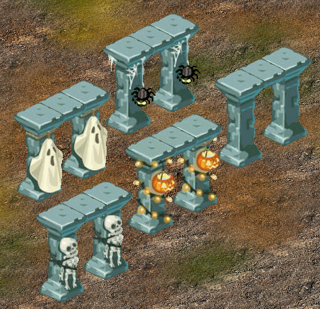 More information about "Halloween Column Arches by SavyKet"