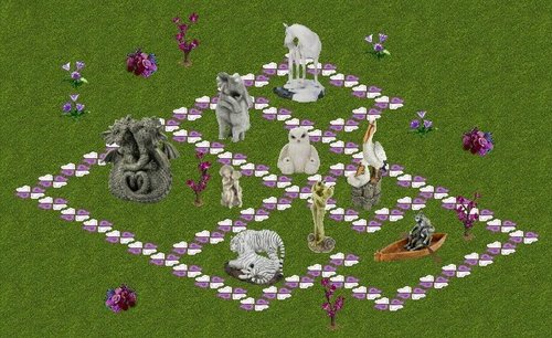 More information about "Valentine Animal Statues Pack by pukkie"