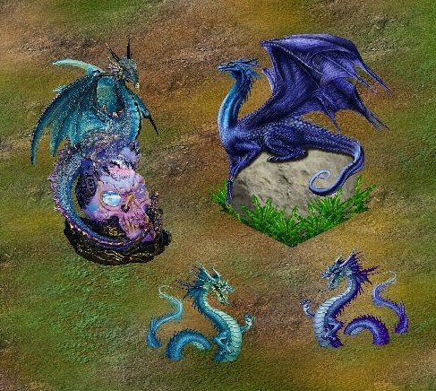 More information about "ZZ Scenery - Dragon Statues Pack by Z.Z."