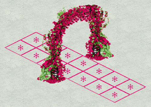 More information about "Pink Roses Wide Arch by SavyKet"