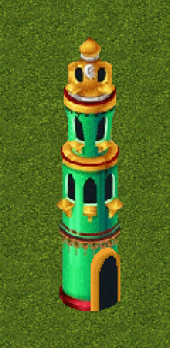 More information about "Green Gilded Watch Tower by SavyKet"