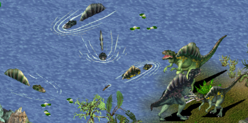 More information about "Swimming Spinosaurus by Jymn"