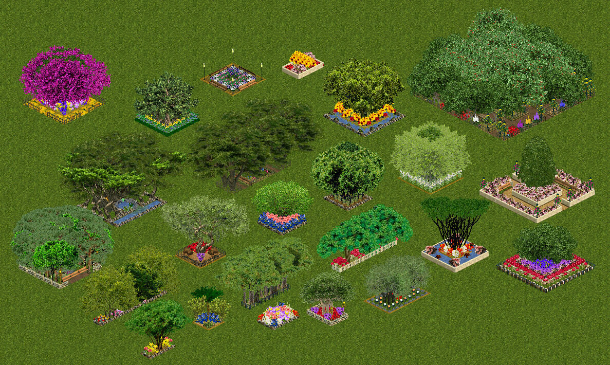 Jewish Gardens Pack by ChirpyNytowl (Cricket and nana_nytowl_beth)