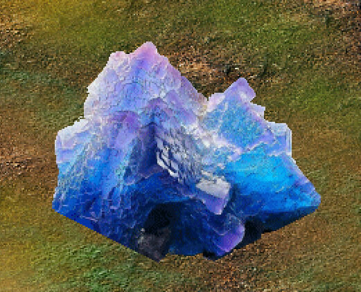 ZZ Rocks - Large Fluorite Boulder by Z.Z.