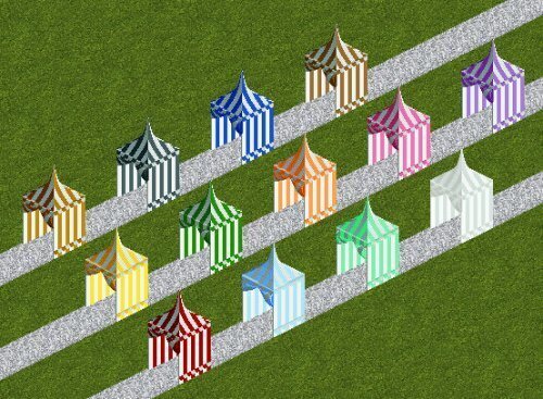 More information about "Striped Spire Tent Arch Pack by toodlepops"