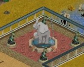 Bathing Elephant Fountain by James Clark