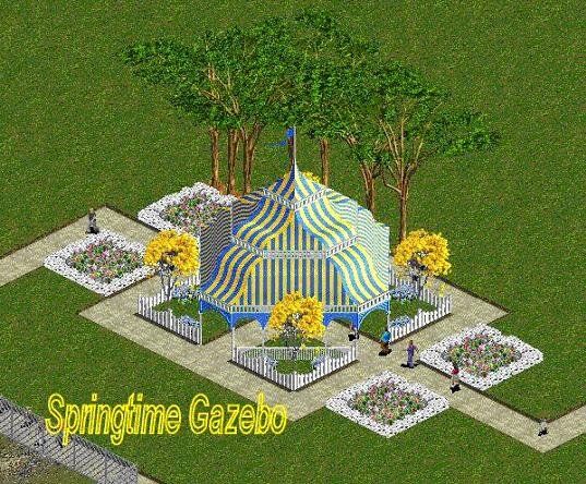 Springtime Gazebo by Yellowrose