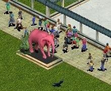 More information about "Pink Elephant Statue by yellowrose"