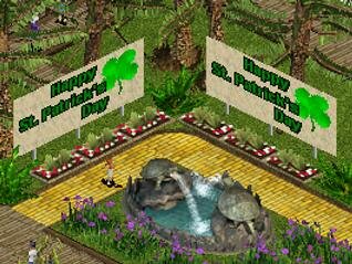 Saint Patrick Day Sign by Texas Tiger