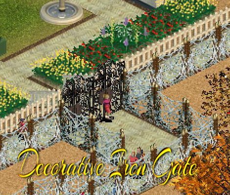 Decorative Iron Gate by Yellowrose