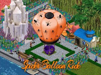 Spider Balloon Ride by Yellowrose