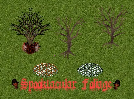 Spooktacular Foliage Pack by Yellowrose