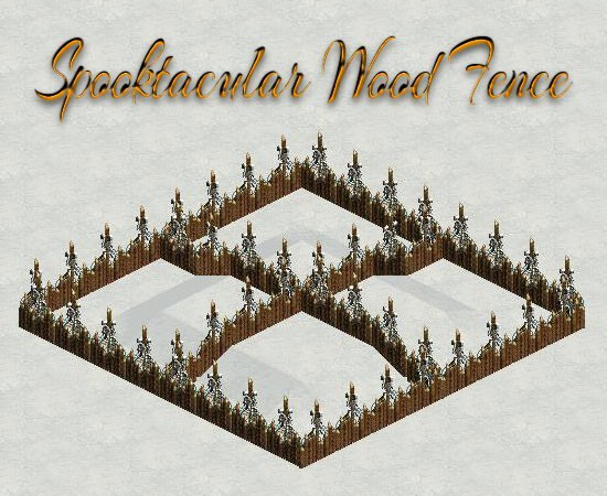 Spooktacular Wood Fence by Yellowrose