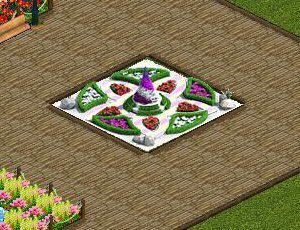 More information about "Purple, Red & White Flower Garden by Devona"