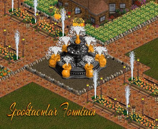 Spooktacular Fountain by Yellowrose