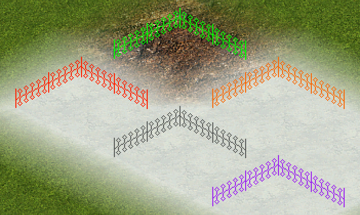 Halloween Wrought Iron Decorative Fence Pack by Cricket