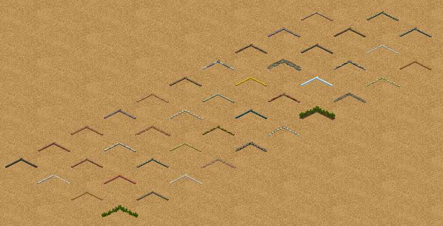 Decorative Flowerbed Fences Pack by Zootan