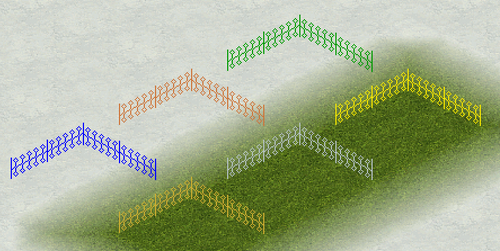 More information about "Misc Wrought Iron Decorative Fence Pack by Cricket"