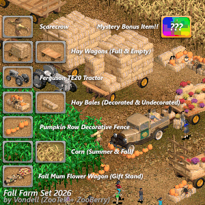 More information about "Vondell's Fall Farm Set (2026)"